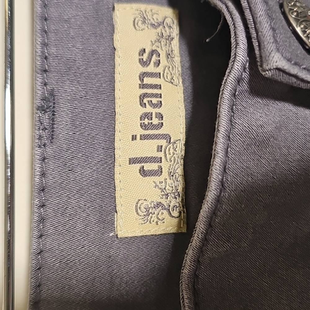 Gray Women's Jeans By Djeans Skinny Size 4 - Picture 4 of 7